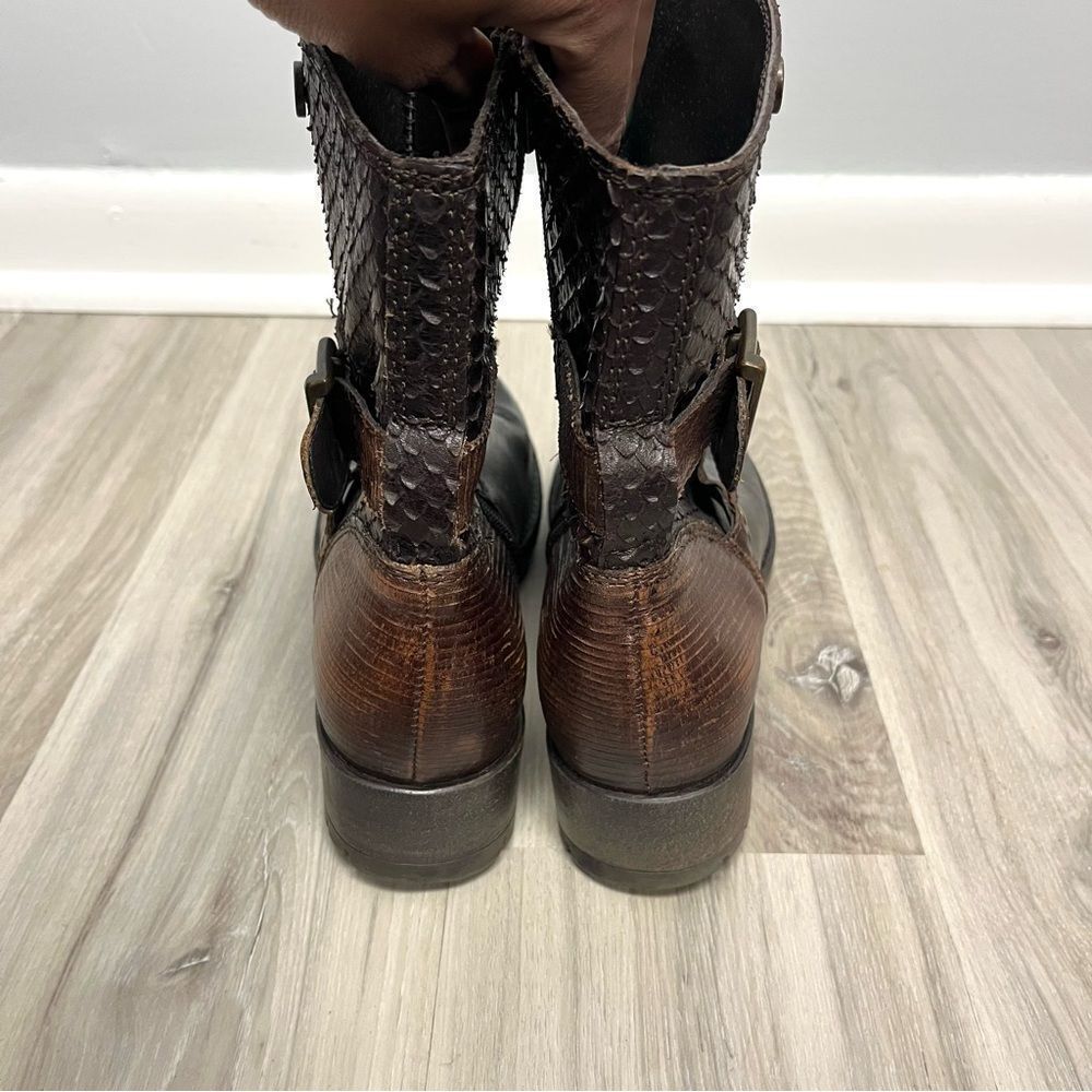 CafeNOIR Brown Leather Boots in Size‎ 39 - Picture 4 of 9
